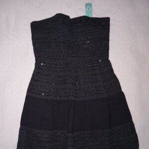 Black cocktail dress